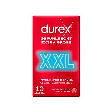 DUREX Gefühlsecht XXL Präservativ 10 Stk