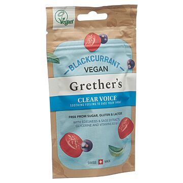 GRETHERS Clear Voice Blackcur Past vegan Btl 45 g
