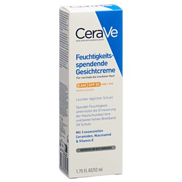 CERAVE Feuchtigkeitsspend Gesichtscr LSF50 52 ml