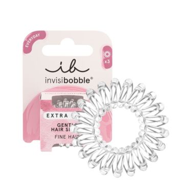 INVISIBOBBLE Binder Extra Care Crystal Clear 3 Stk