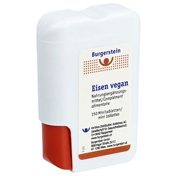 BURGERSTEIN Eisen Tabl vegan Ds 150 Stk
