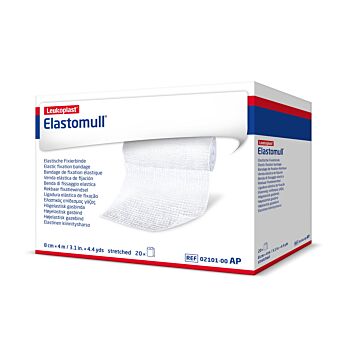 ELASTOMULL Gazebinde weiss 4mx8cm 20 Stk