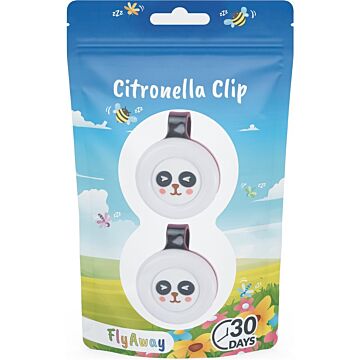 FLYAWAY Citronella-Clip Panda Duopack 2 Stk
