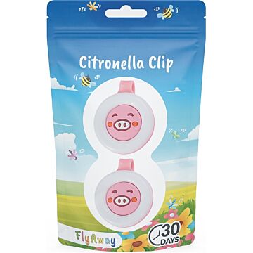 FLYAWAY Citronella-Clip Pig Duopack 2 Stk