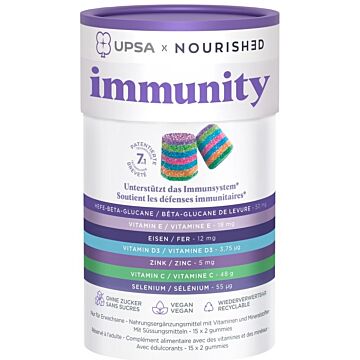 UPSA X NOURISHED Immunity Gummies Box 30 Stk