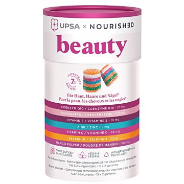 UPSA X NOURISHED Beauty Gummies Box 30 Stk