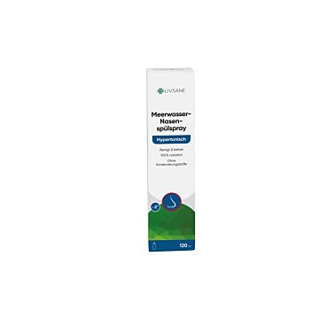 LIVSANE Meerwasser-Nasenspülspray hyperton 120 ml
