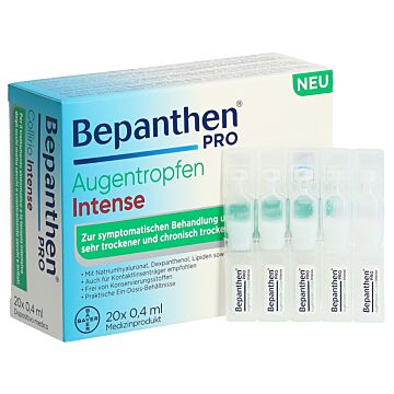 BEPANTHEN PRO Augentropfen Inten Mono 20 x 0.4 ml