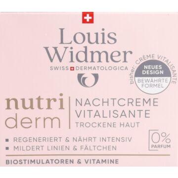 WIDMER Nutriderm Nachtcr Vitalis ohne Parf 50 ml