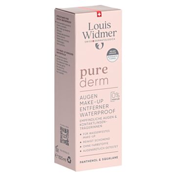 WIDMER Purederm Augen Make-up Entf Waterpr 100 ml
