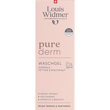 WIDMER Purederm Waschgel o Parf 125 ml