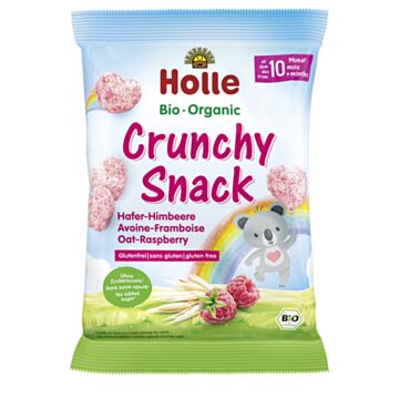 HOLLE Bio-Crunchy Snack Hafer Himbeere 30 g