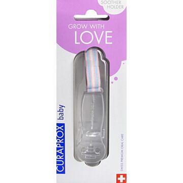 CURAPROX Schnullerhalter transparent