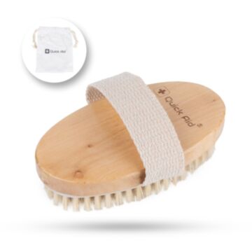 QUICK AID Körpermassagebürste Naturborsten