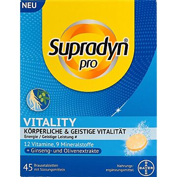 SUPRADYN pro Vitality Brausetabl 45 Stk