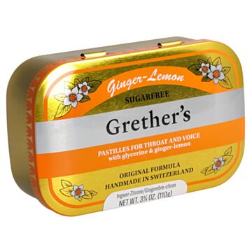 GRETHERS Ginger Lemon Past o Z Ds 110 g