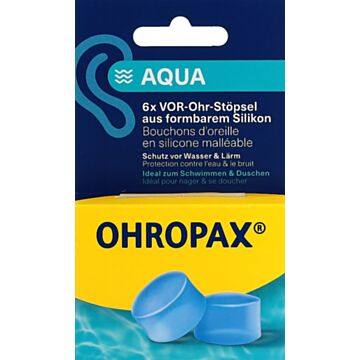 OHROPAX Ohrstöpsel Silicon Aqua 6 Stk