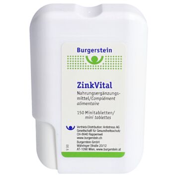 BURGERSTEIN ZinkVital Mini-Tabletten 5 mg 150 Stk