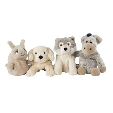 WARMIES Minis Wärme-Stofftier Wolf
