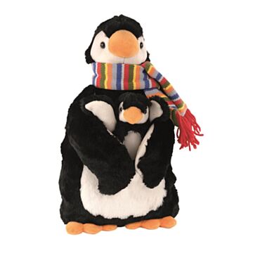 SÄNGER Wärmflasche Plüschtier 0.8l Pinguin James