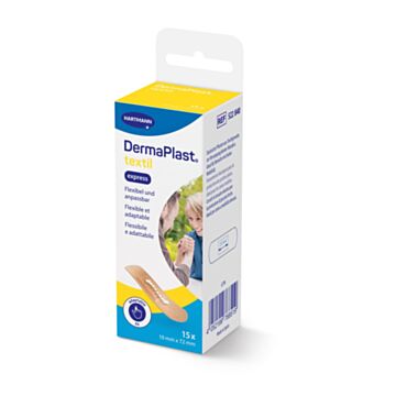 DERMAPLAST Text Expr Strips 19x72mm 15 Stk