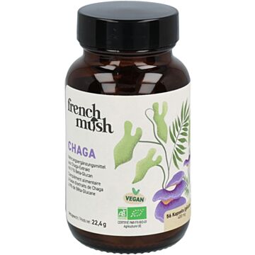 FRENCH MUSH Chaga Kaps Ds 56 Stk