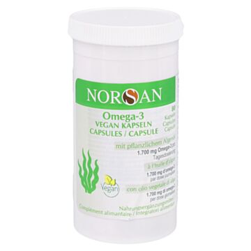 NORSAN Omega-3 Kaps vegan Ds 80 Stk