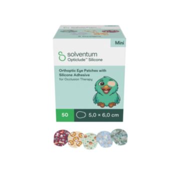 SOLVENTUM Opticlude Mini 5x6cm Sil 2737PB 50 Stk