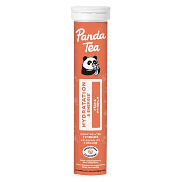 PANDA TEA Hydratation Brausetabl Pfirsich 20 Stk