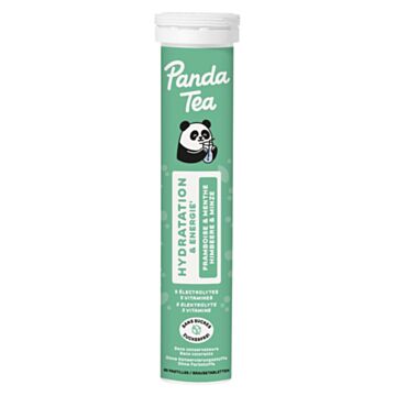 PANDA TEA Hydratation Brausetabl Himb&Minze 20 Stk