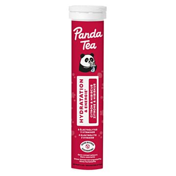 PANDA TEA Hydratation Brausetabl Zit&Hibisk 20 Stk
