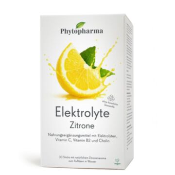 PHYTOPHARMA Elektrolyte Sticks Zitrone Box 30 Stk