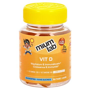 MIUMLAB Kids Gummies Vit D Ds 30 Stk