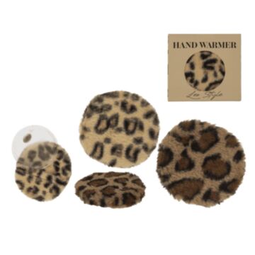 HERBORISTERIA Taschenwärmer mit Überzug Leopard