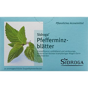 SIDROGA Pfefferminzblätter 20 Btl 1.5 g