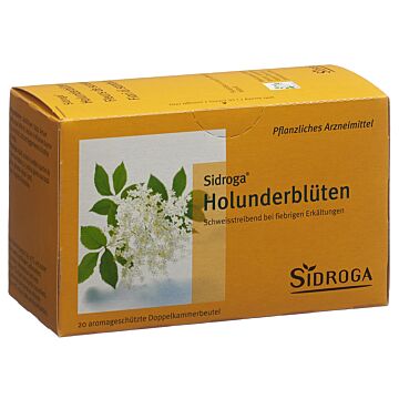 SIDROGA Holunderblüten 20 Btl 1 g