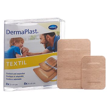 DERMAPLAST Text Centro Strip ass haut Box 16 Stk