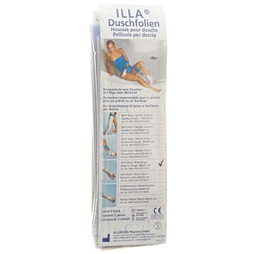 ILLA Dusch Schutzfolie 80x25cm Arm Btl 5 Stk