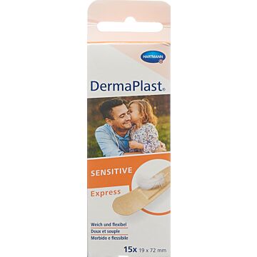 DERMAPLAST Sens Express Strips 19x72mm Box 15 Stk