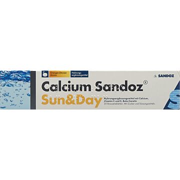 CALCIUM Sandoz Sun & Day Brausetabl Ds 20 Stk