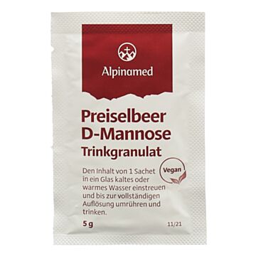 ALPINAMED Preiselbeer D-Mannose Gran 20 Btl 5 g