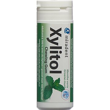 MIRADENT Xylitol Kaugummi Spearmint 30 Stk
