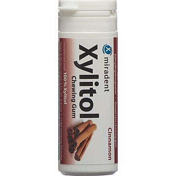MIRADENT Xylitol Kaugummi Zimt 30 Stk