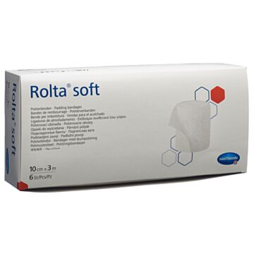 ROLTA SOFT Wattebinde 10cmx3m synthetisch 6 Stk