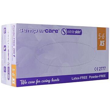 SEMPERCARE Nitrile Skin Handsch XS pf unst 200 Stk