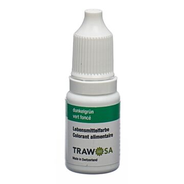 TRAWOSA Lebensmittelfarbstoff dunkelgrün 10 ml