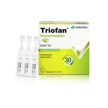 TRIOFAN Heuschnupfen Gtt Opht Monodos 15 x 0.5 ml