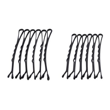 HERBA Klemme 6+6.5cm schwarz 12 Stk