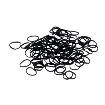 HERBA Kids Haarbinder 1cm schwarz 20 Stk