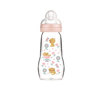 MAM Feel Good Glasflasche 260ml 2+m
